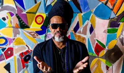 Carlinhos Brown, cantante y musico brasileño. 