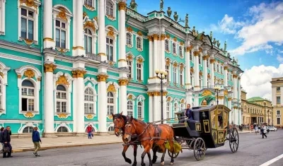 Palacio de Invierno de San Petersburgo. 