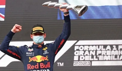 Max Verstappen se llevó el triunfo en Italia. 