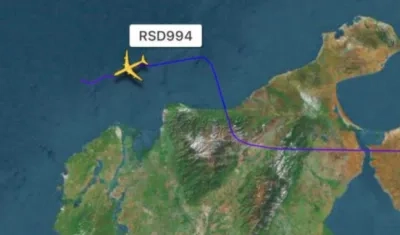 Imagen del monitoreo aéreo.