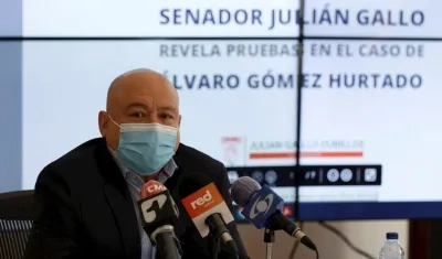 El senador Julián Gallo, conocido como 'Carlos Antonio Lozada'.