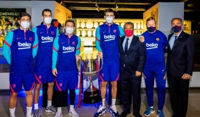 El conjunto catalán viene de ganar la Copa del Rey.