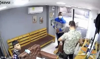 Delincuente que asaltó peluquería con uniforme de Air-e