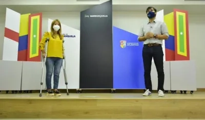 Elsa Noguera y Jaime Pumarejo.