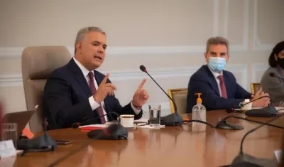 Iván Duque, presidente de Colombia. 