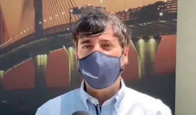 El Alcalde de Barranquilla, Jaime Pumarejo.