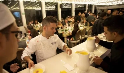 El chef colombiano Juan Manuel Barrientos. 