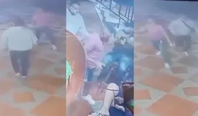 Imágenes del atraco.