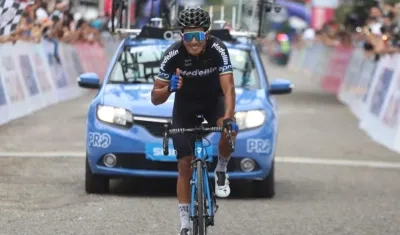 Robinson Chalapud ganó en solitario. 