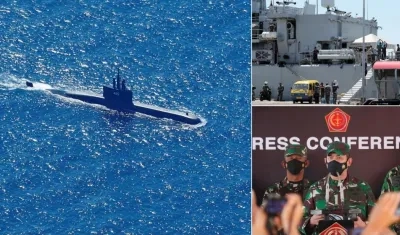 El submarino KRI Nanggala desapareció durante un ejercicio naval, en el puerto de Tanjungwangi, Java Oriental, Indonesia, el pasado 22 de abril.