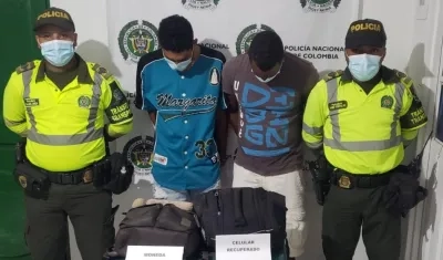 Robinson Enrique Peñate De Alba y Luis Miguel Cantillo Gutiérrez.