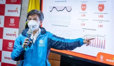 Claudia López, Alcaldesa de Bogotá.