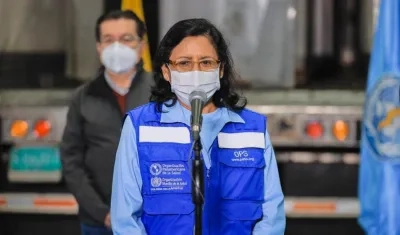 Gina Tambini Gómez, representante de la OPS/OMS en Colombia.