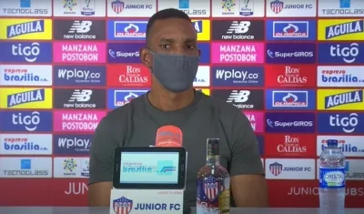 Luis Amaranto Perea, entrenador de Junior. 