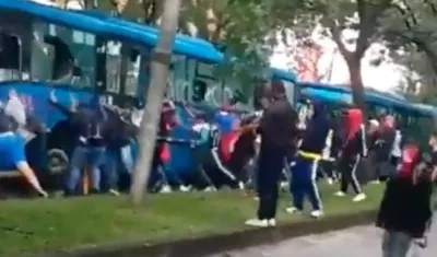 Uno de los ataques de los vándalos.