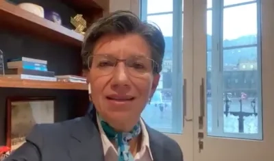 La alcaldesa de Bogotá, Claudia López.