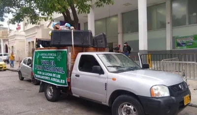 Imagen del plantón.