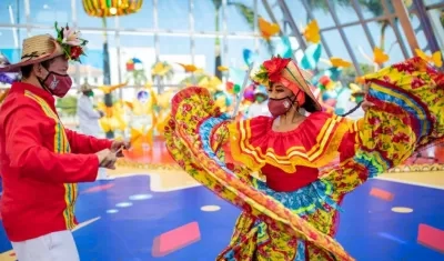 La danza es una de las expresiones más culturales más populares en el Atlántico. 