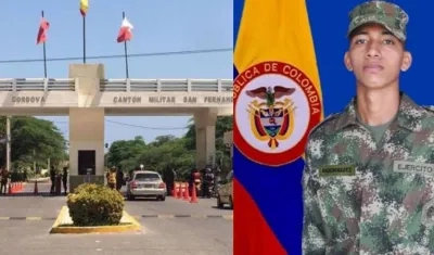 El soldado muerto Juan Diego Flórez Rodríguez.