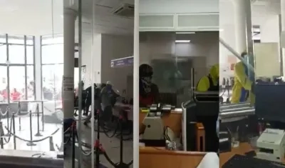 Imágenes del ataque.