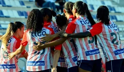 Jugadoras del Junior femenino. 