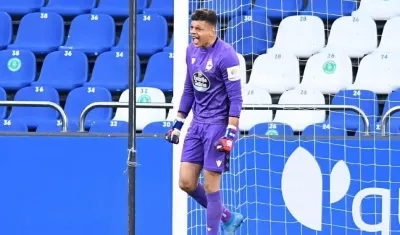 Lucho García, arquero barranquillero. 