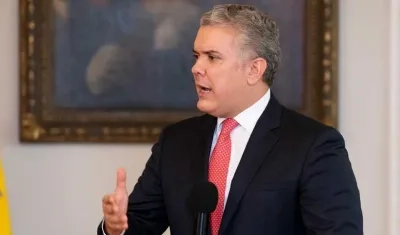 Iván Duque, presidente de Colombia.