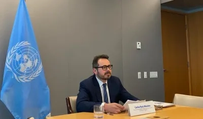 Jefe de la Misión de la ONU en Colombia, Carlos Ruiz Massieu.