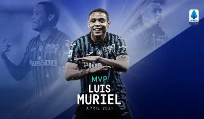 Luis Fernando Muriel, jugador colombiano. 