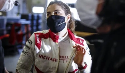 Tatiana Calderón, piloto colombiana. 