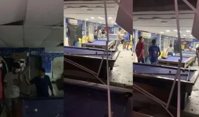 Sorprenden a 61 personas en un billar en Gaira