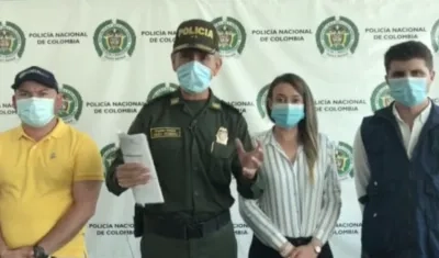 Rueda de prensa con el balance del vandalismo.