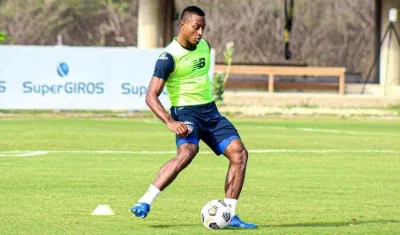 Willer Ditta, jugador de Junior. 