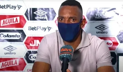 Luis Amaranto Perea, entrenador de Junior. 