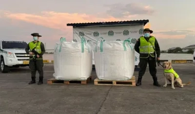 La mercancía incautada.