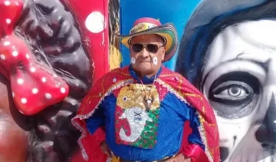 Carlos Maestre, director de la Danza de Congo Toro Cimarrón de Rebolo.