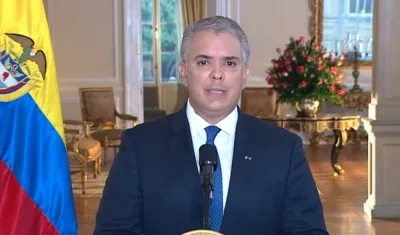 El Presidente de la República, Iván Duque.