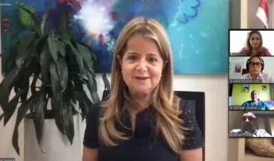 Gobernadora de Atlántico,  Elsa Noguera.