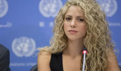 Shakira, cantante barranquillera. 