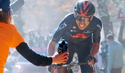Egan Bernal, ciclista colombiano. 