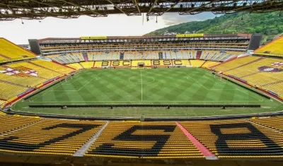 Estadio del Barcelona de Guayaquil. 