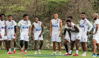 Jugadores de Junior entrenan en la sede deportiva Adelita de Char.