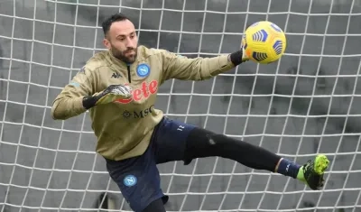 David Ospina, arquero del Nápoles. 