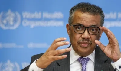 Director de la OMS, Tedros Adhanom Ghebreyesus.