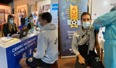 Proceso de vacunación en Uruguay. 