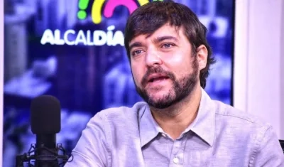 El Alcalde de Barranquilla, Jaime Pumarejo.