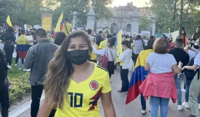 Leicy Santos, jugadora colombiana. 