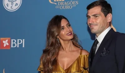 Iker Casillas al lado de su ex esposa Sara Carbonero. 