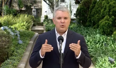 El Presidente de la República, Iván Duque.