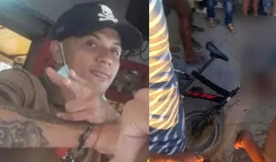 La víctima del acto sicarial en el barrio Las Flores.